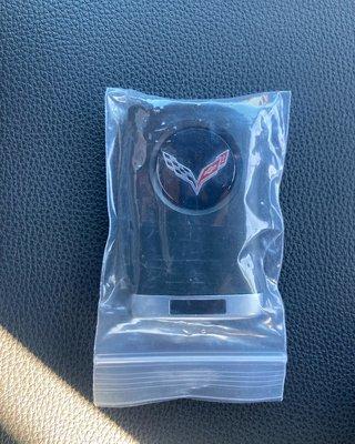 Corvette car key