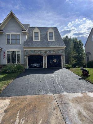 Asphalt driveway replacement