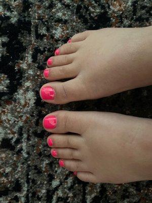 Shellac pedicure