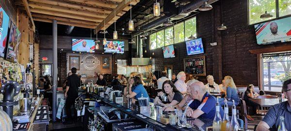 A view of the bar area.