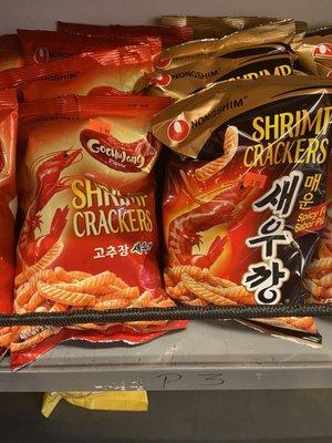 Good selection of Asian snacks