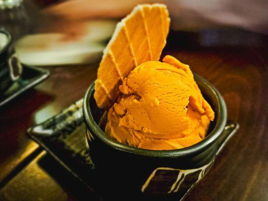 Thai tea iced cream