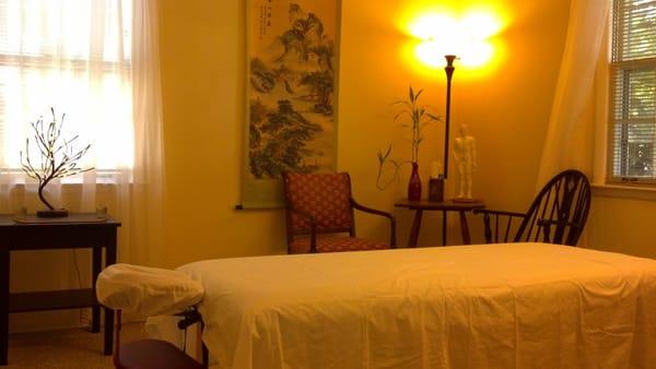 Comfortable clinical room.