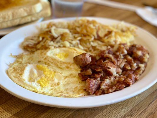 Corned Beef Hash & Eggs