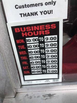 Business Hours