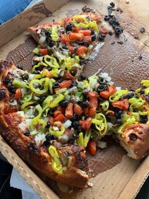 Vegetarian pizza