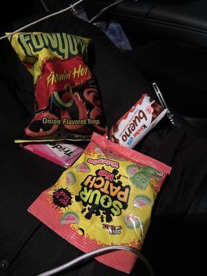 Just some snacks for the movies