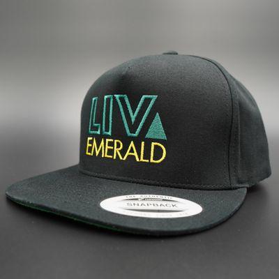 A custom embroidered hat.