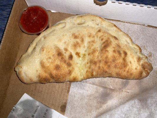 Cheese calzone