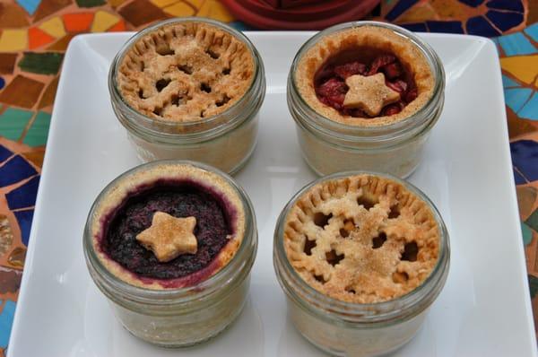 Pies served in mason jars, by All Jarred Up