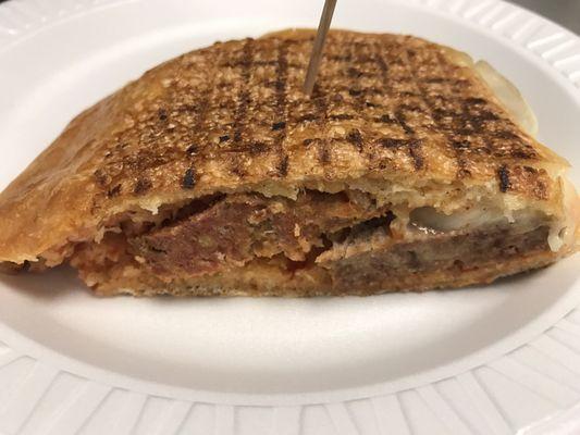 Meatball panini