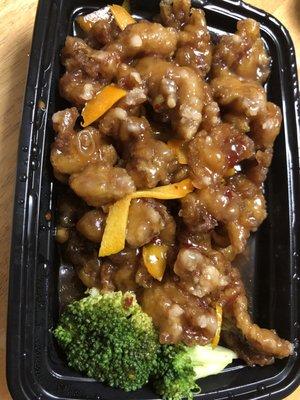 Orange beef chef's special