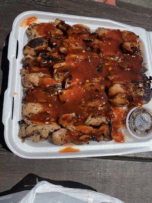 Spicy chicken teriyaki