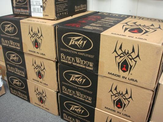 Peavey Black Widow replacement woofer baskets in stock!