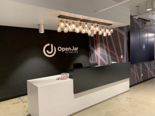 Open Jar Studios Reception Desk