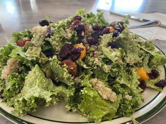 Fresh kale salad