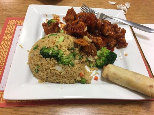 Orange Chicken Combo