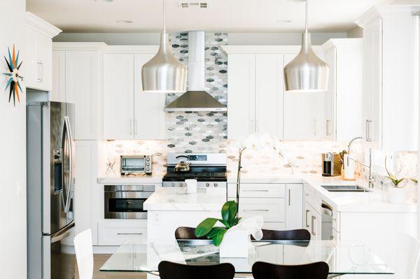 full view of finished kitchen