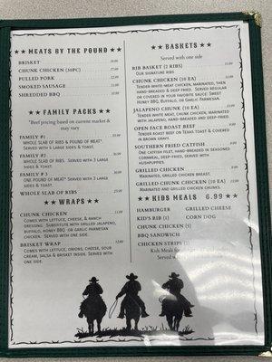 New Menus