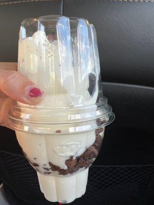 Supposedly a brownie sundae