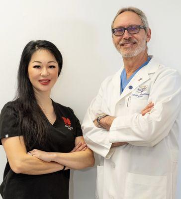 Dr Romano and Alice Tung FNP