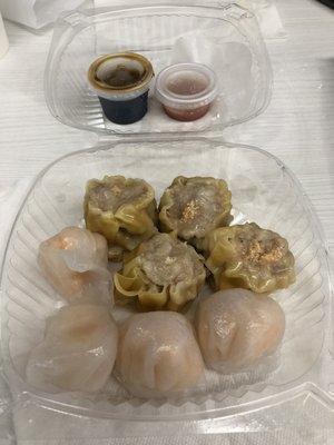 Shrimp and pork dumplings