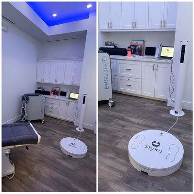 EMSculpt Neo and Styku VIP room