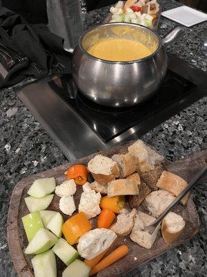 Wisconsin Cheddar and dipping items