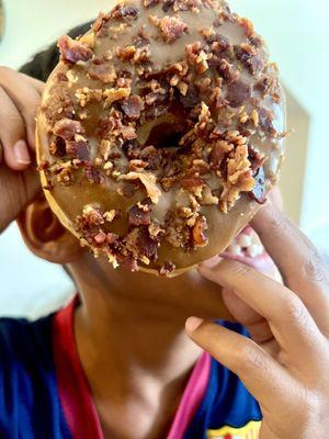 Chocolate Maple Bacon Donut