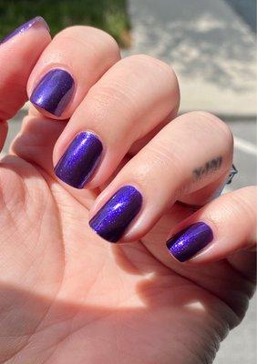 Manicure by Heather,  color is Dazzle Dry | Sonoran Glory