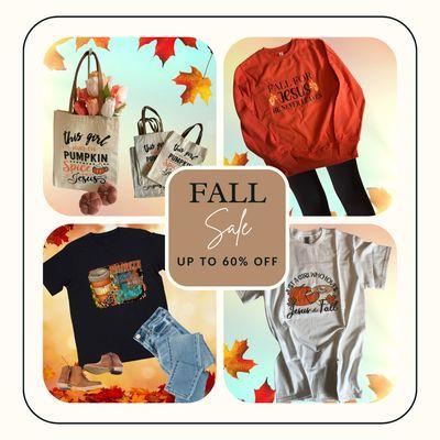 Check out our Fall Sale!!! and enjoy FREE SHIPPING