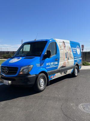 Our Carpet Cleaning Van