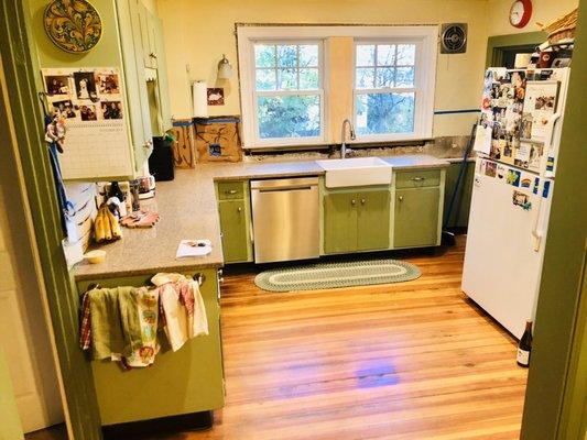 New countertop in - but backsplash in need of tiling