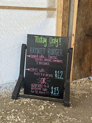 Today's special (02/24/24)