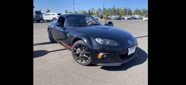 Mazda Miata purchased through JT at Crater Lake Mazda