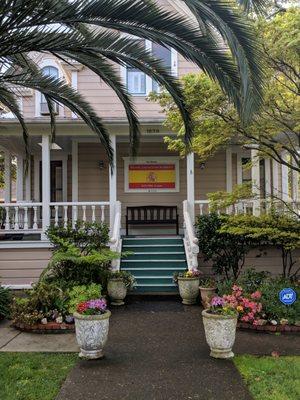 Street view of office entrance