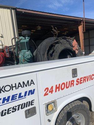 24 hour truck tire