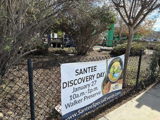 exploring Santee Discovery Day @ Walker Preserve