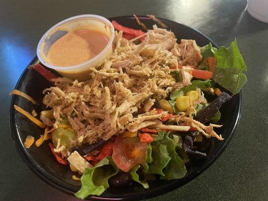 Southwest Salad so good- spicy