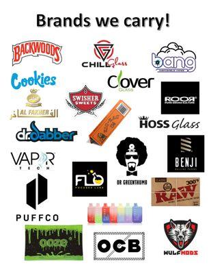 Brands we stock