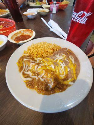 Cheese enchiladas