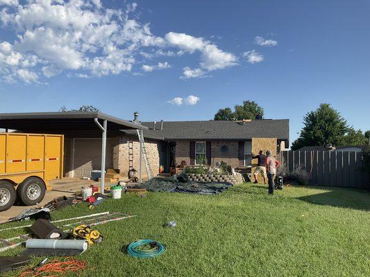 Metal Roof installation