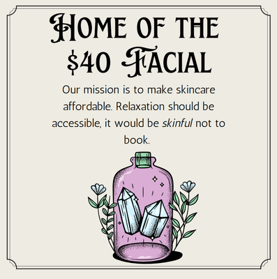 The Esti Corner Spa is the home of the $40 facial.