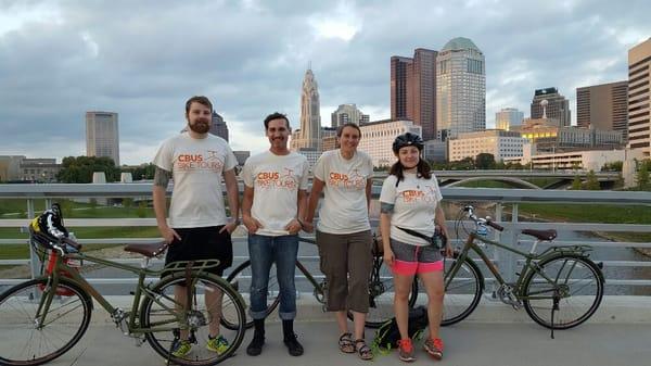 The CBUS Bike Tours team are ready to take you for a tour around our great city!