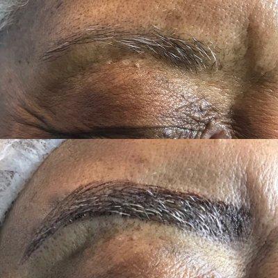 Microblading before & after