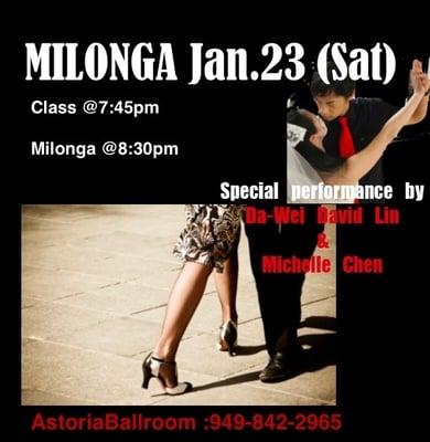 Sat night Milonga party