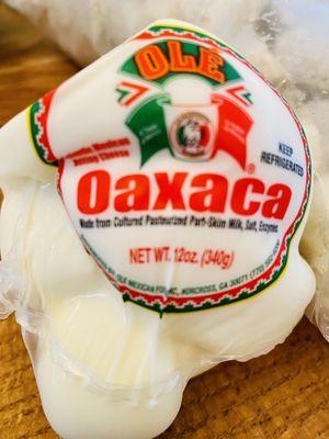 Oaxaca cheese...