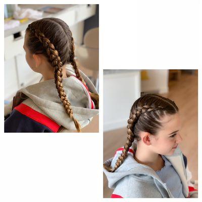 Boxer braids for the little boss lady