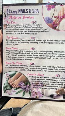 Pedicure services 2 of 2