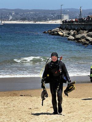 Advanced dive at Monterey